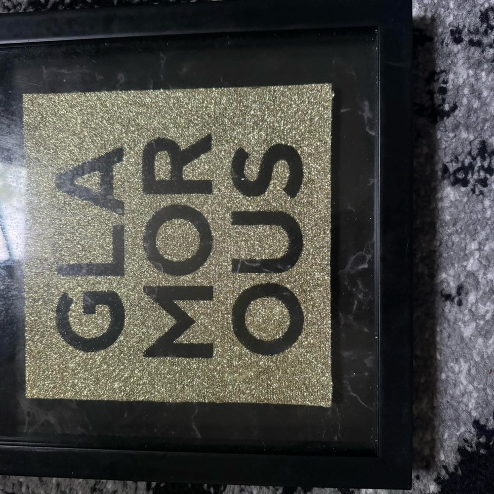 Glamorous Gold and Black Wall Decor